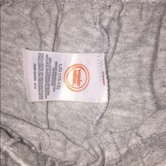 Girls grey athletic shorts - Picture 2 of 2